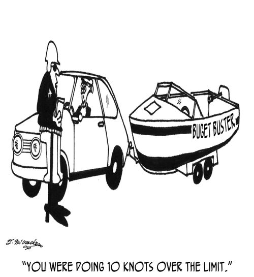 "You were doing 10 knots over the limit."
