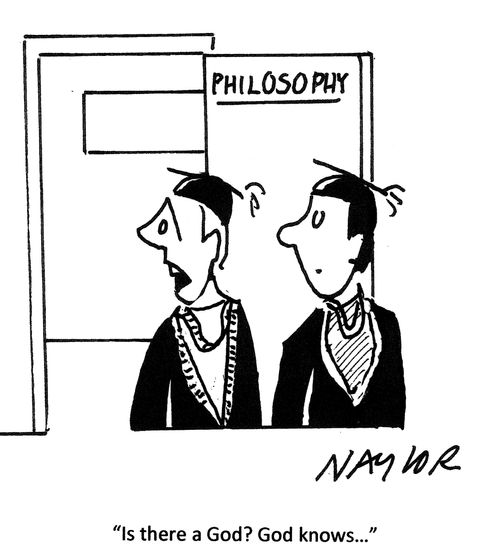'Is there a God? God knows...'