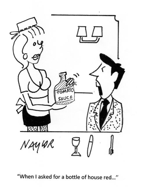 'When I asked for a bottle of house red...'