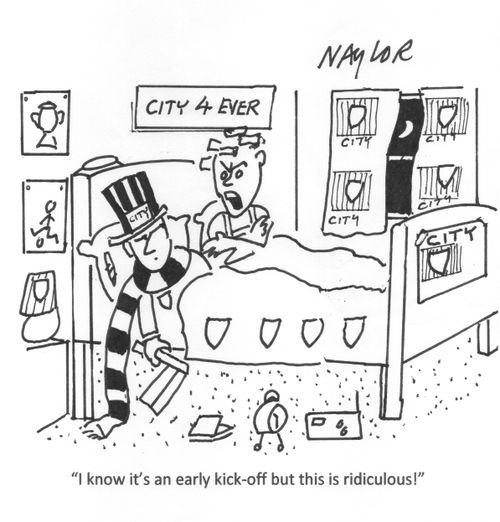 'I know it's an early kick off but this is ridiculous!'