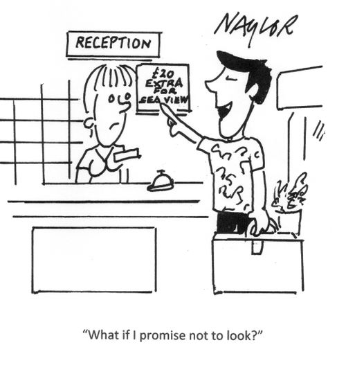 'What if I promise not to look?'