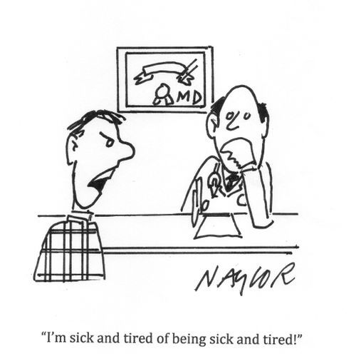 'I'm sick and tired of being sick and tired!'