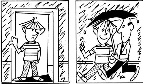 Umbrella Hitchhiker