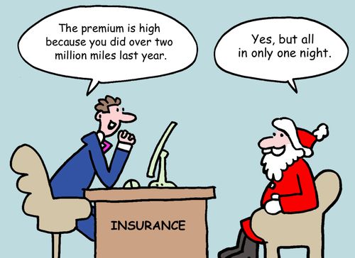 "The premium is high because you did over two million miles last year.'