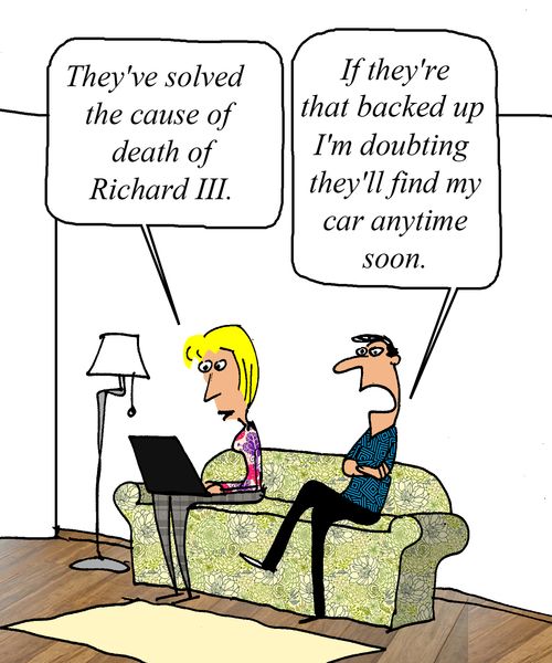 "They've solved the cause of death of Richard III."