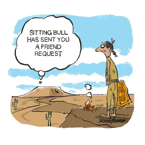 'Sitting Bull has sent you a friend request.'