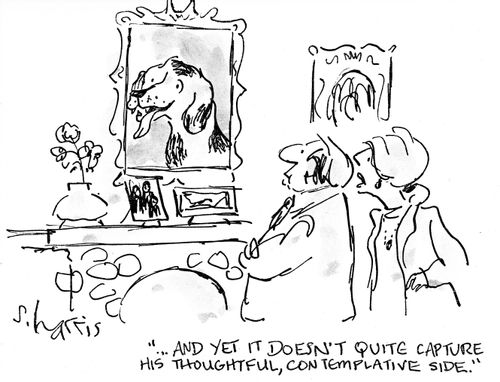 "...and yet it doesn't quite capture his thoughtful, contemplative side."