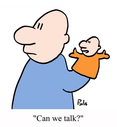 "Can we talk?"