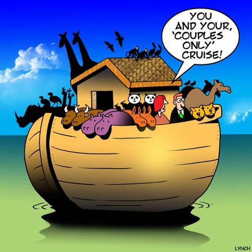 'You and your 'couples only' cruise!'