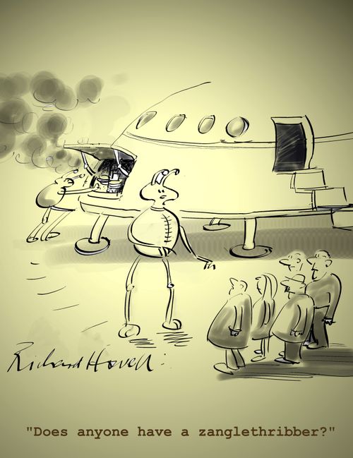 'Does anyone have a zanglethribber?'
