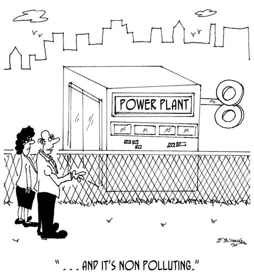 " . . . and it's non polluting."