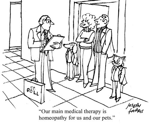 "Our main medical therapy is homeopathy for us and our pets."