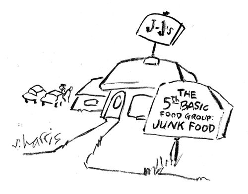 The 5th Basic Food Group - Junk Food.