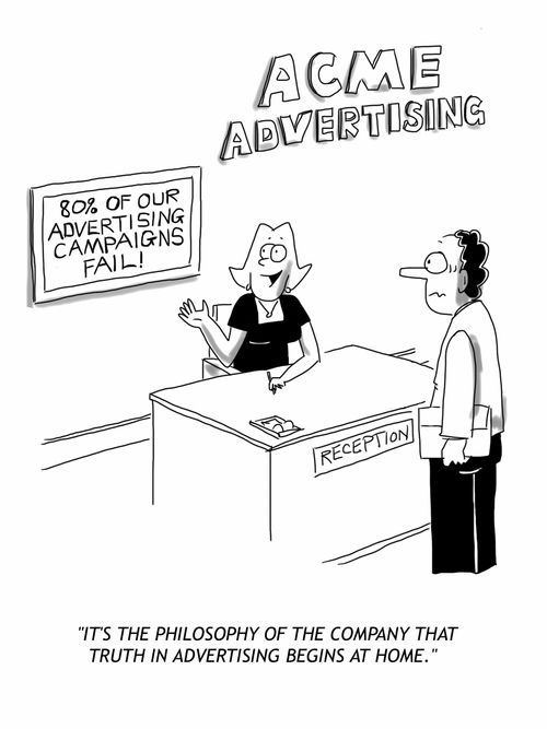 'It's the philosophy of the company that truth in advertising begins at home.'