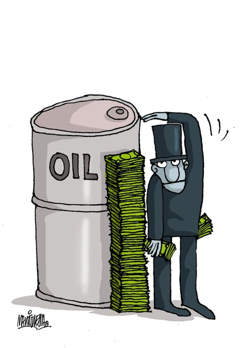 The price of oil.