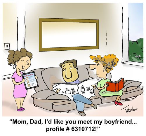 'Mom, Dad, I'd like you to meet my boyfriend... profile #6310712!'
