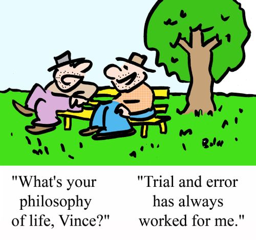 "What's your philosophy of life, Vince?"