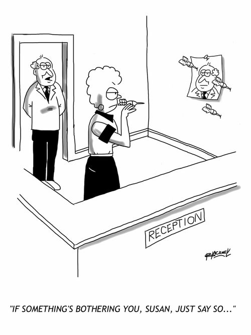 'If something's bothering you, Susan, just say so..."