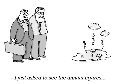 'I just asked to see the annual figures...'