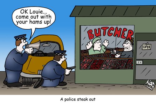 A police steak out 