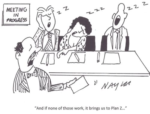'And if none of those work, it brings us to Plan Z...'