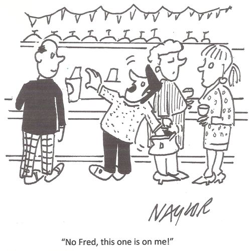 'No Fred, this one is one me!'