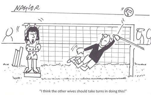 'I think the other wives should take turns in doing this!'
