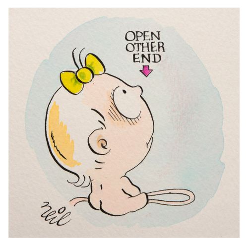 Open other end