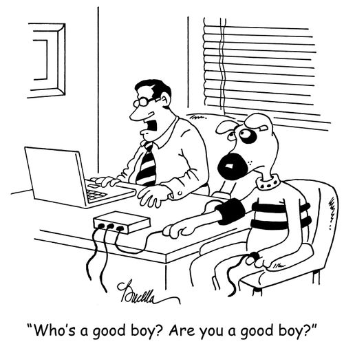 "Who's a good boy? Are you a good boy?"