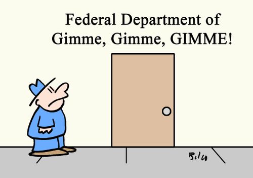Federal Department of Gimme, Gimme, Gimme!