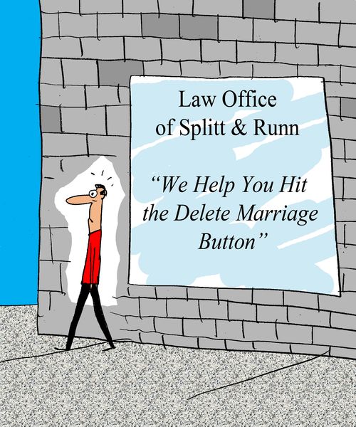 Law Office of Splitt & Runn: "We Help You Hit the Delete Marriage Button."