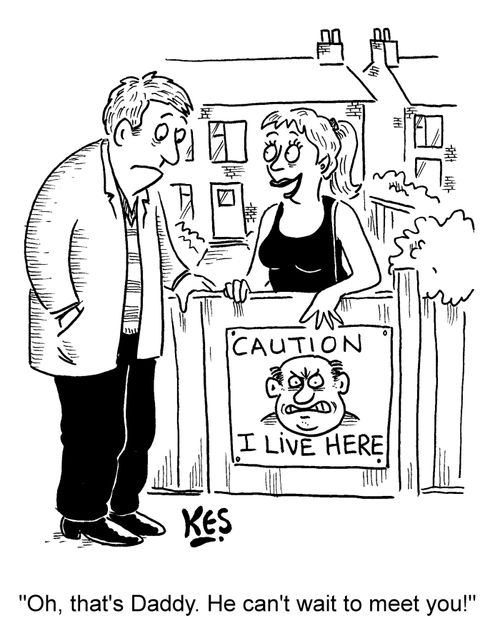"Oh, that's Daddy. He can't wait to meet you!"