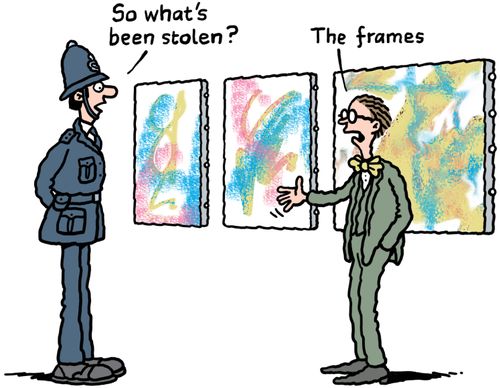 'So what's been stolen?'