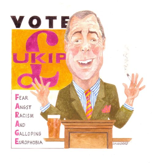 Vote UKIP: Fear, Angst, Racism and Galloping Europhobia.