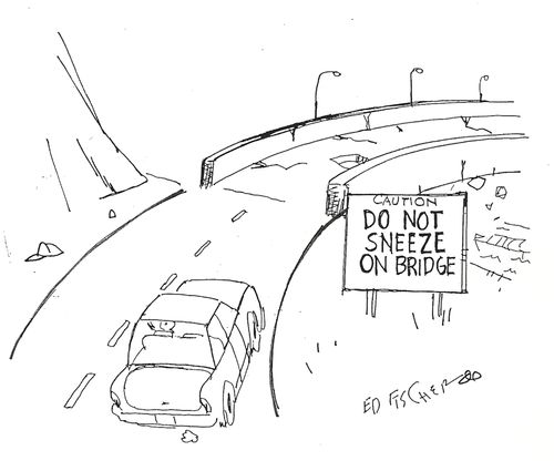 Caution: Do Not Sneeze On Bridge