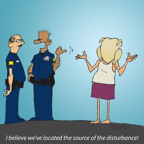 'I believe we've located the source of the disturbance!'