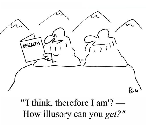 "'I think, therefore I am'? - How illusory can you GET?"