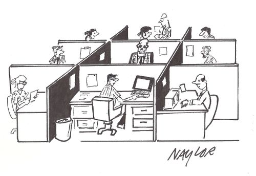 Man dies unnoticed in his office cubicle