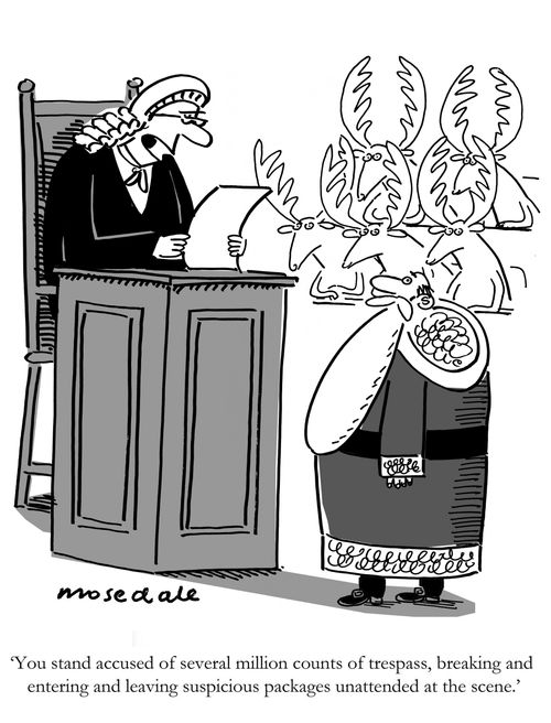 "You stand accused of several million counts of trespass...'