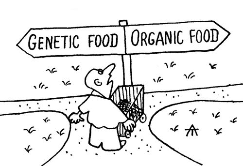 Genetic Food or Organic Food.
