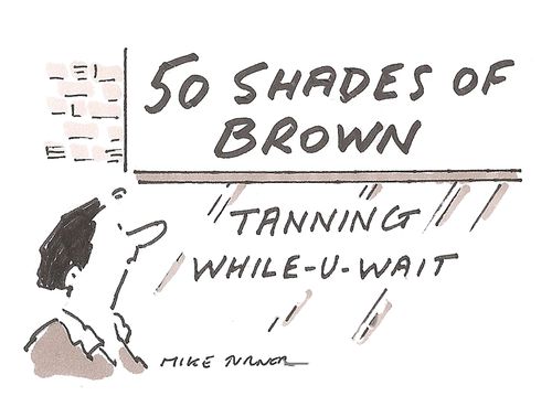 50 Shades of Brown: Tanning Salon