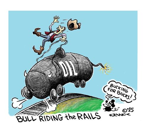 Bull Riding the Rails