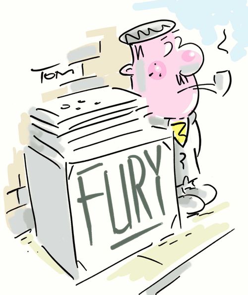 Newspaper headlines