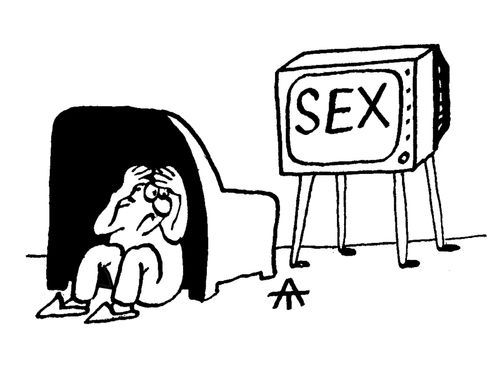 Hiding from Sex on the TV