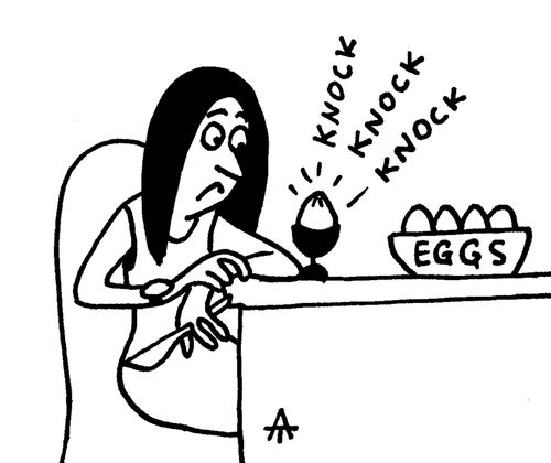 Knocking Egg
