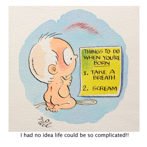 "I had no idea life could be so complicated."