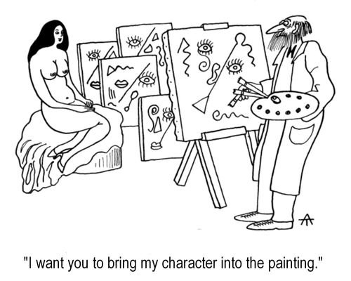 'I want you to bring my character into the painting.'