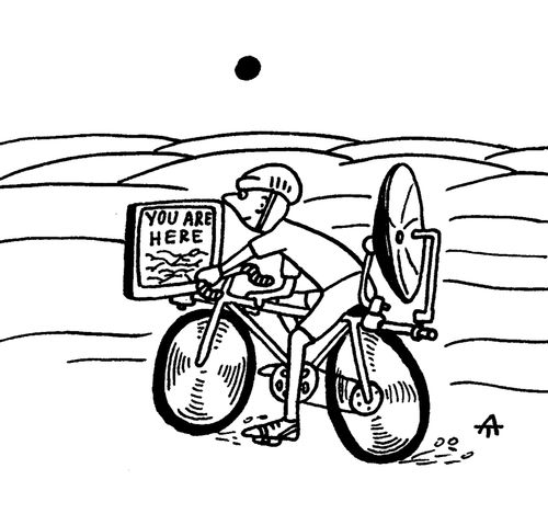 Bicycle sat nav.