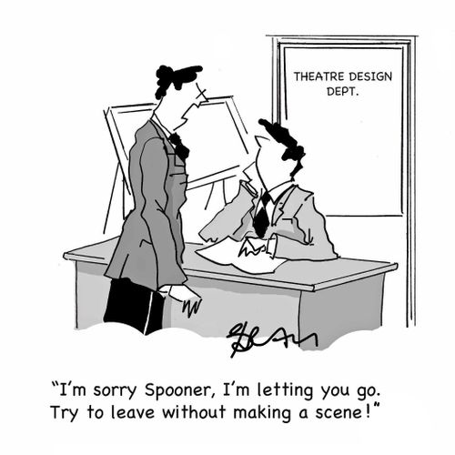 "I'm sorry Spooner, I'm letting you go. Try to leave without making a scene."