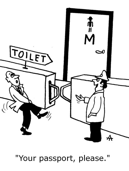 'Your passport, please.'